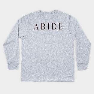 Abide Kids Long Sleeve T-Shirt